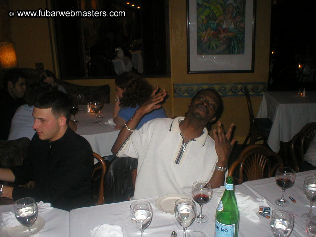 Special Invitational Webmaster Dinner 2002