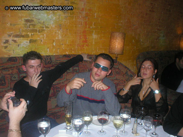 Special Invitational Webmaster Dinner 2002