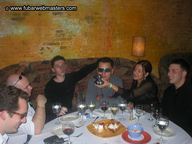 Special Invitational Webmaster Dinner 2002