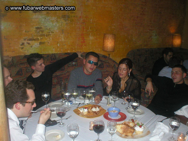 Special Invitational Webmaster Dinner 2002