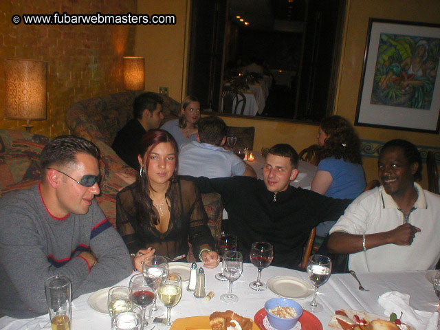 Special Invitational Webmaster Dinner 2002