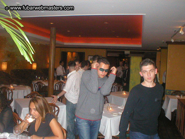 Special Invitational Webmaster Dinner 2002