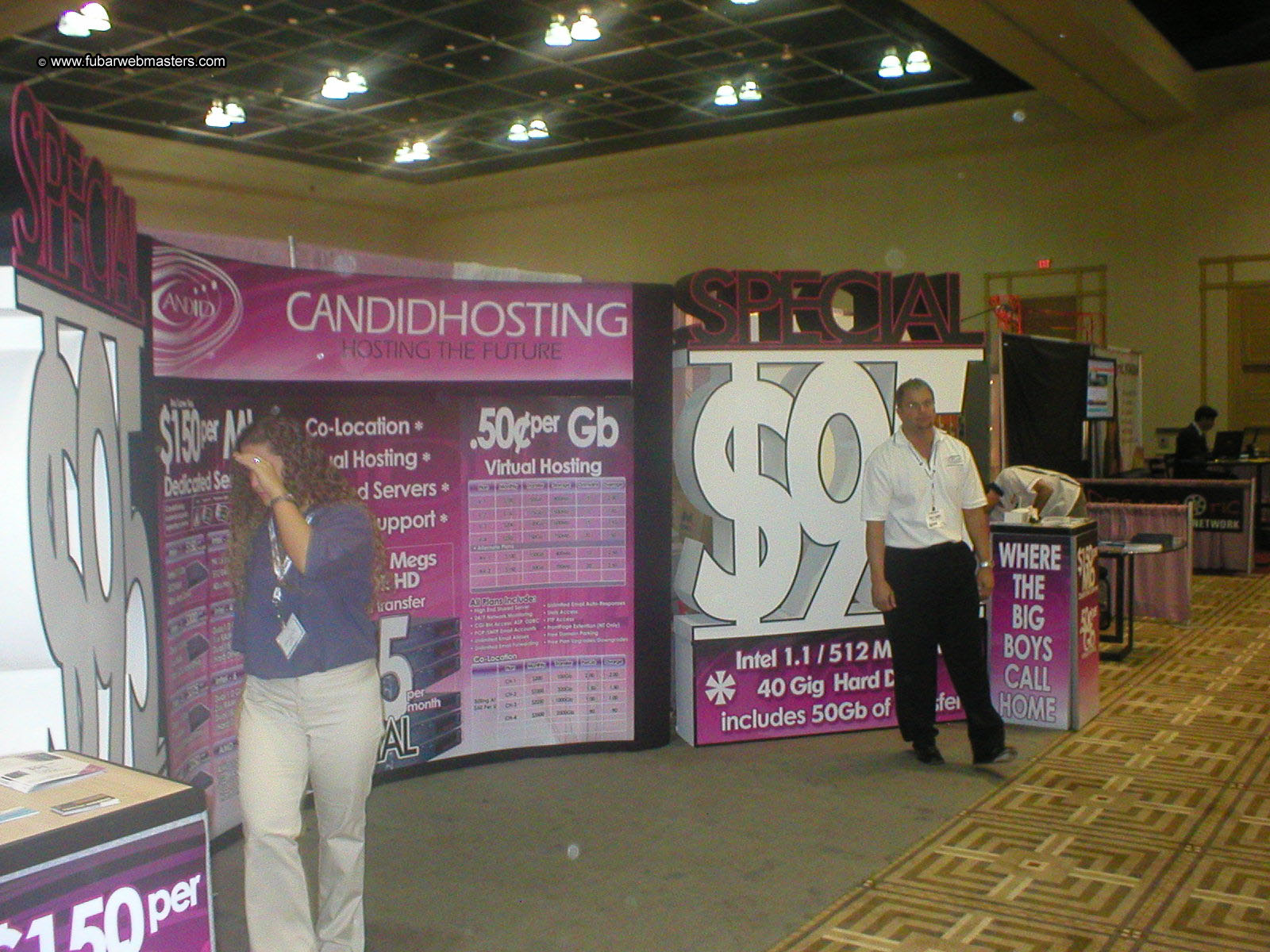 Convention Floor and other shots 2002