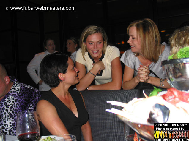 Dinner at Drinkwater's City Hall Steakhouse 2003