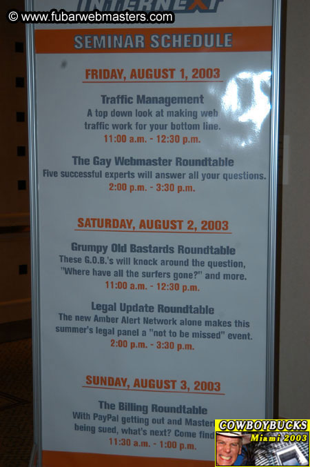 Round Table Discussions 2003