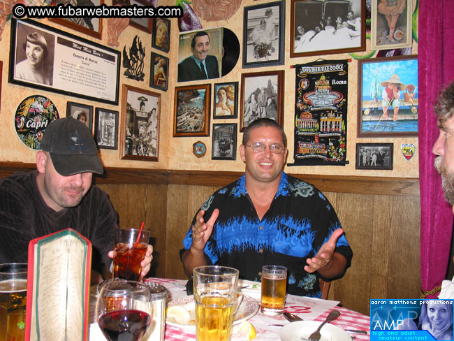 Preparty Dinner Gallery 2003