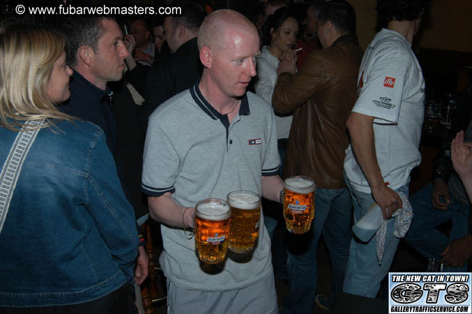 Drinks at the EuroPub 2004