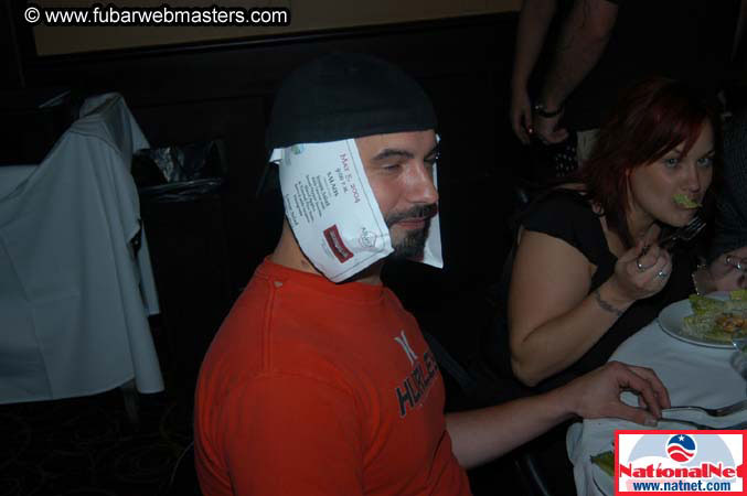 Consumption Junction 5th Aniversary Dinner at Alluvia 2004