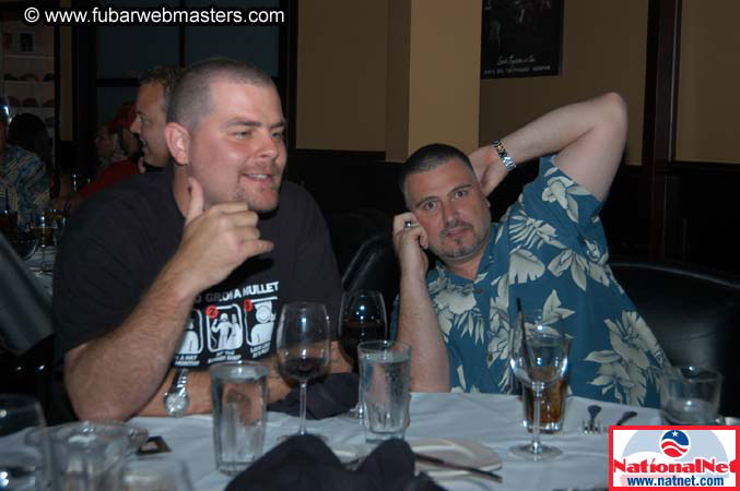 Consumption Junction 5th Aniversary Dinner at Alluvia 2004