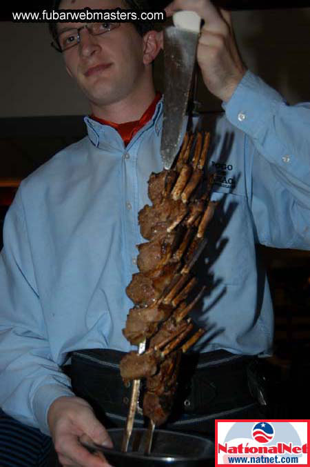 Dinner at Fogo de Chao 2004