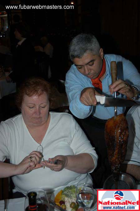 Dinner at Fogo de Chao 2004
