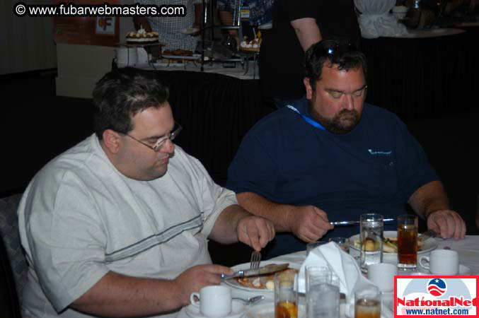 Buffet Dinner at the Hotel 2004