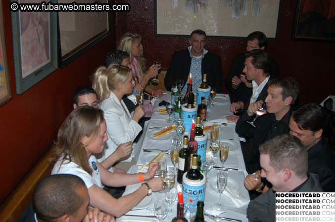 VIP After-party Dinner @ Cuneo's 2004