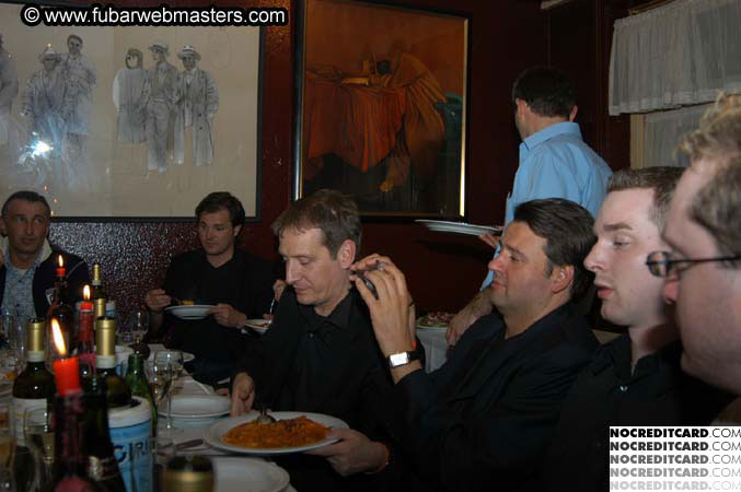 VIP After-party Dinner @ Cuneo's 2004