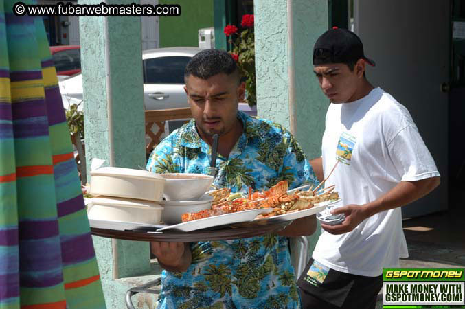 Lobster Lunch in Puerto Nuevo 2004
