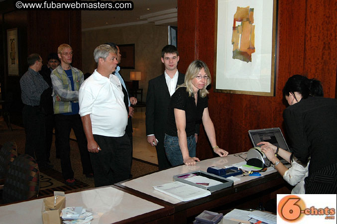 Registration, Set-up and Show Floor 2005