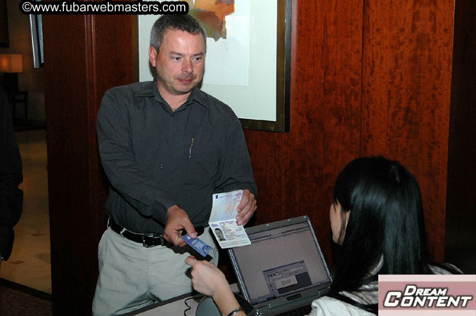 Registration, Set-up and Show Floor 2005