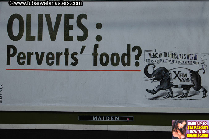 Around London and the Party set-up @ Tantra 2005