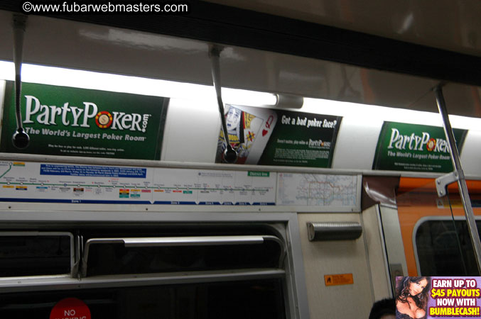 Around London and the Party set-up @ Tantra 2005