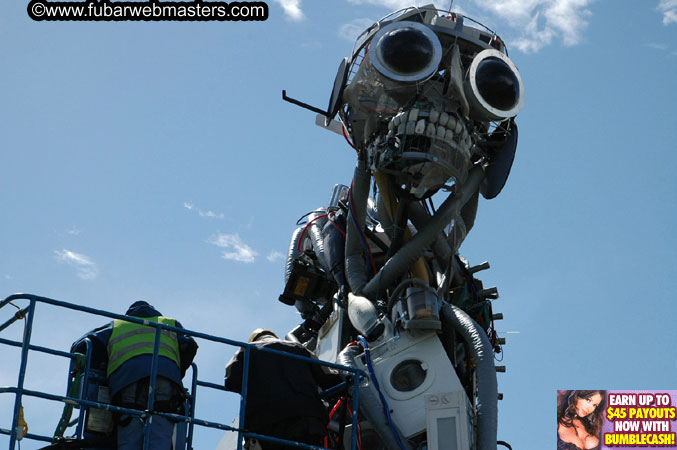 Around London and the Party set-up @ Tantra 2005