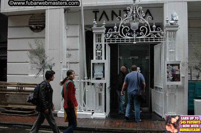 Around London and the Party set-up @ Tantra 2005