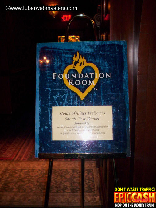 Movie Post Dinner at the Foundation Room 2005