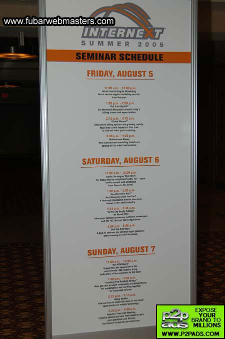 The Show Floor Setup 2005