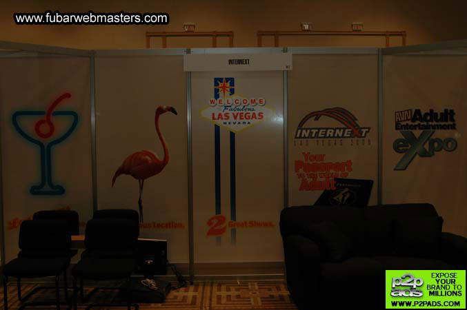 The Show Floor Setup 2005