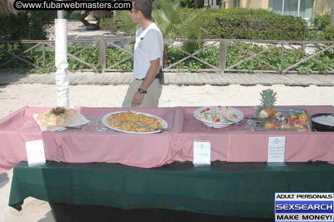 Jupiter Hosting and SpaCash Beach Party 2005