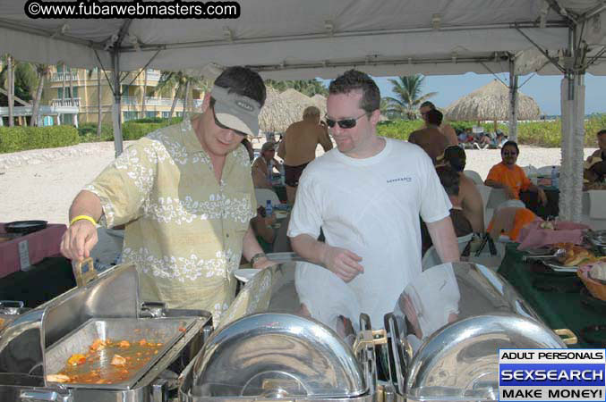 Jupiter Hosting and SpaCash Beach Party 2005