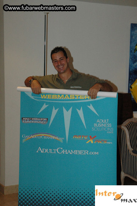 Networking at the hotel 2005