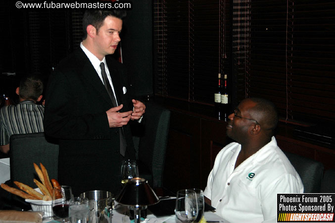 Dinner @ Drinkwater's City Hall Steakhouse 2005