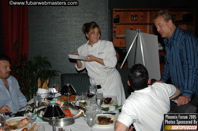 Dinner @ Drinkwater's City Hall Steakhouse 2005