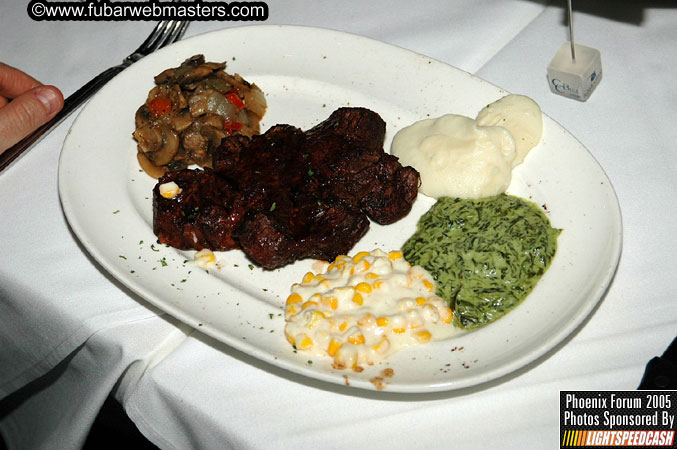 Dinner @ Drinkwater's City Hall Steakhouse 2005