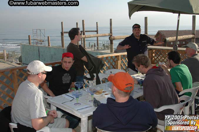 Lobster and Margarita dinner at Puerto Nuevo 2005