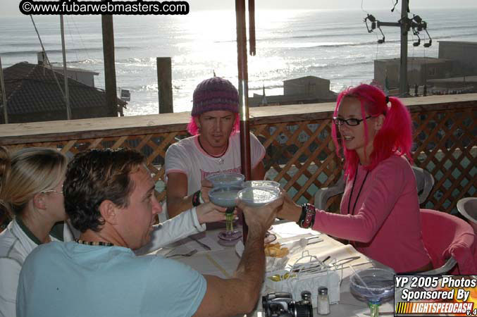 Lobster and Margarita dinner at Puerto Nuevo 2005