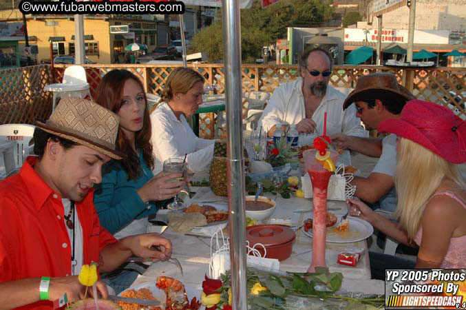 Lobster and Margarita dinner at Puerto Nuevo 2005