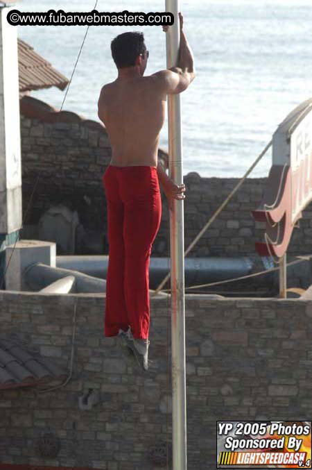 Lobster and Margarita dinner at Puerto Nuevo 2005