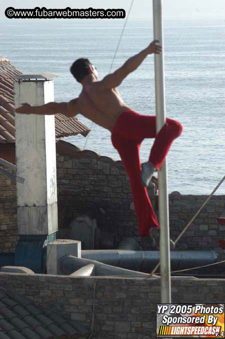 Lobster and Margarita dinner at Puerto Nuevo 2005
