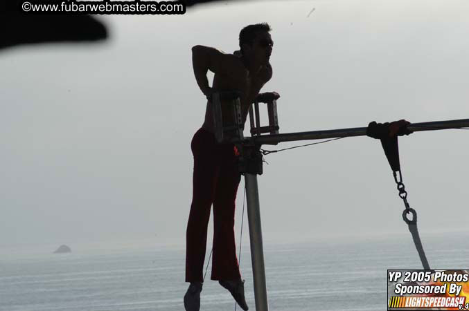 Lobster and Margarita dinner at Puerto Nuevo 2005