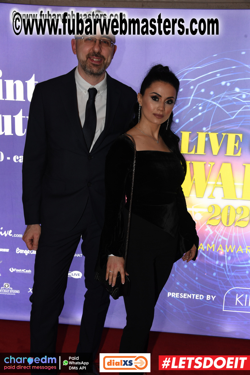 Live Cam Awards Red Carpet